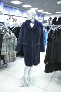 Меховое пальто из норки, женская коллекция М-041