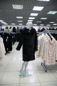 Меховое пальто из норки, женская коллекция 9031М